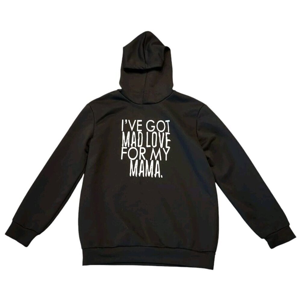 🪻BOGO🪻 SHEIN Youth Graphic Hoodie Sz 11-12Y "GOT MAD LOVE FOR MAMA"